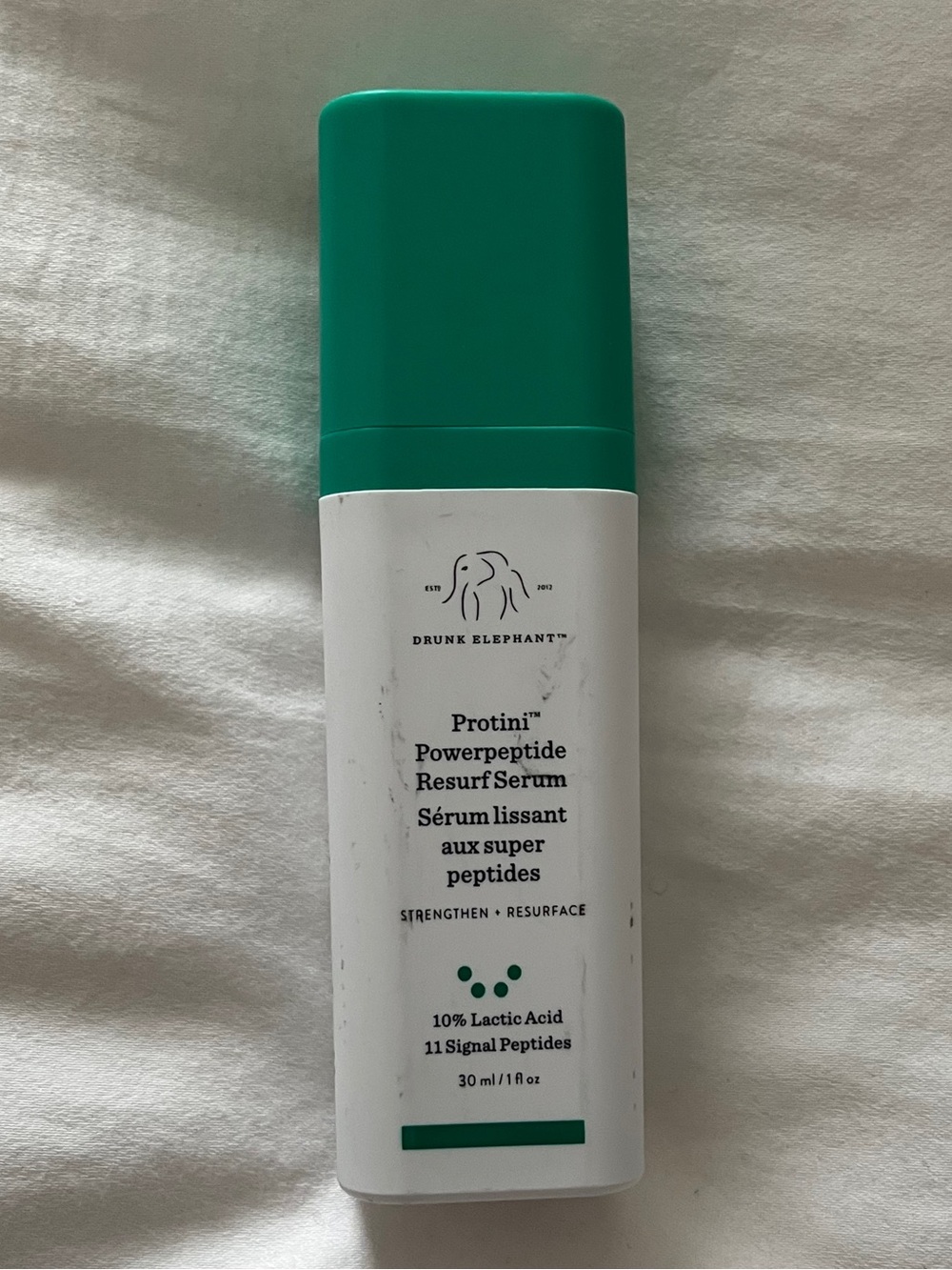 Drunk Elephant Protini Powerpeptide Resurfacing Serum 10% Lactic Acid
